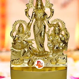DARIDRA BHANJAN Gold-Toned Religious Idol Showpiece-image-16