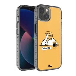 DailyObjects Yellow & White Sassy Me iPhone 13 Back Case-34