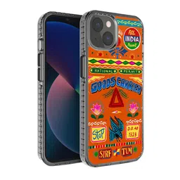 DailyObjects Orange & Blue Sirf Tum Truckback iPhone 13 Back Case-13
