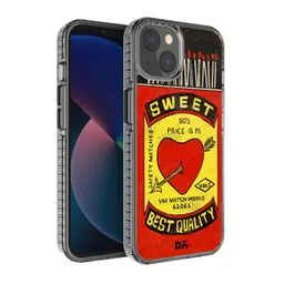DailyObjects Red & Yellow Sweet Matchbox Stride 2.0 iPhone 13 Mini Back Case image 1