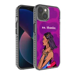 DailyObjects Purple Printed iPhone 13 Mini Back Case-8