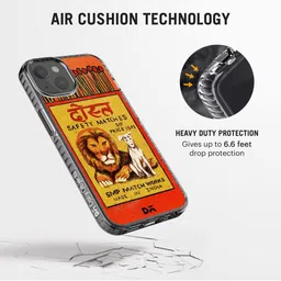 DailyObjects Orange & Red Printed Dost Matchbox Stride 2.0 iPhone 13 Mini Phone Case image 2