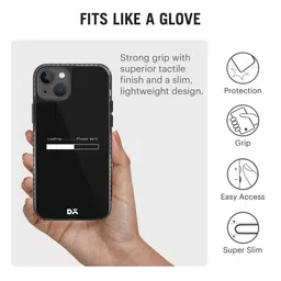 DailyObjects Black & White Loading Dialog iPhone 13 Mini Back Case image 4