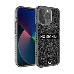 DailyObjects Black No Signal  Printed iPhone 13 Pro Back Case-12