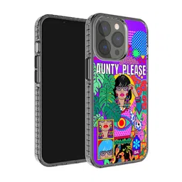 DailyObjects Aunty Please Printed iPhone 13 Pro Super Slim Back Case-25