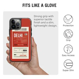 DailyObjects Red & White Printed iPhone 13 Pro Phone Case image 2