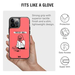 DailyObjects Pink & White Printed Forever Vibes Stride 2.0 iPhone 13 Pro Phone Case image 4
