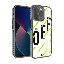 DailyObjects Cream-Colored & Black Printed iPhone 13 Pro Phone Case-50