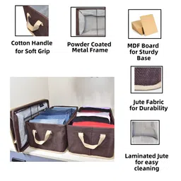 Tweedle White Set of 1 Regular Multi-Utility Organisers image 4