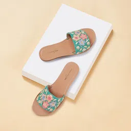 Forever Glam by Pantaloons Women Printed Open Toe Flats-image-24