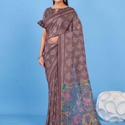 Mitera Linen Blend Bagh Saree-45