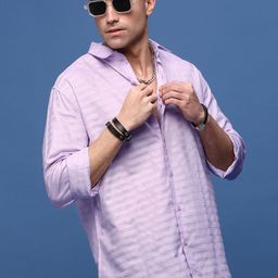 SHOWOFF Men Standard Slim Fit Horizontal Stripes Opaque Striped Casual Shirt-image-96