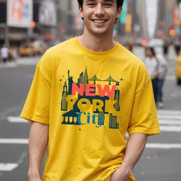 SMARTEES Typography Printed Oversize Cotton T-shirt-picture-33