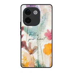 QRIOH Floral Printed IQOO Z9s Pro 5G Back Case Mobile Accessories-image-13