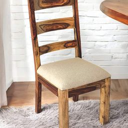 Ikiriya Beige Wooded Dining Chair-image-71