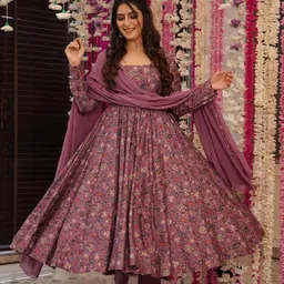Aaghnya Women Viscose Rayon Kurta & Trousers With Dupatta-picture-41