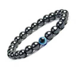 Divine souvenirs Unisex Artificial Beaded Elasticated Bracelet-17
