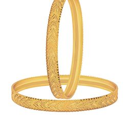 Shining Jewel - By Shivansh Set Of 4 Gold-Plated Bangles-image-62