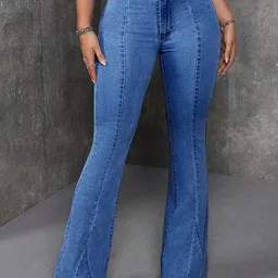 Crazeis Women Bootilicious Bootcut High-Rise Light Fade Stretchable Jeans-picture-16