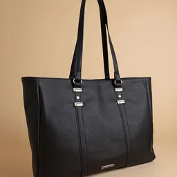 Toteteca PU Structured Shoulder Bag with Applique image 2
