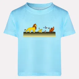 Disney By Miss and Chief Boys Lion King Printed Bio Finish Applique T-shirt-image-86