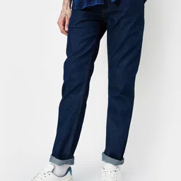 max Men Regular Fit Mid-Rise Mildly Distressed Jeans-98