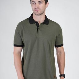 Polo Plus Men Polo Collar Bio Finish Pockets T-shirt-image-81