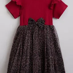 Hopscotch Girls Polyester Fit & Flare Dresses-picture-39