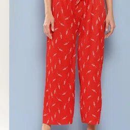 Aarika Girls Abstract Printed Flared Chambray Ethnic Palazzos-image-9