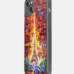 macmerise Red & Yellow Printed Artistic Eifel iPhone 14 Plus Phone Back Case-18