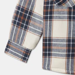 R&B Boys Checked Open Front Jacket image 4