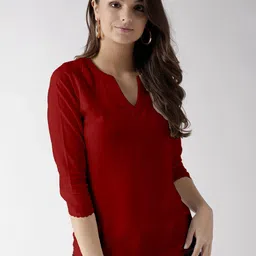 ZARISTAA Women Solid V-Neck Top-picture-9