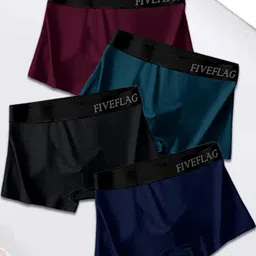 FiveFlag Pack of 4 Multicoloured Modal Trunks-image-72