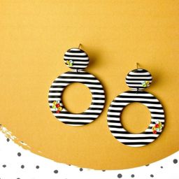 VMA PLAY FASHION Circular Drop Earrings-image-68