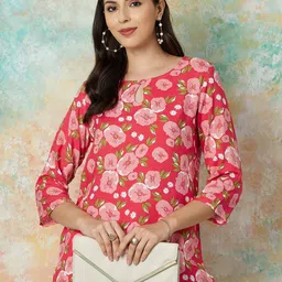 Melange by Lifestyle Ethnic Motifs Printed Kurti-image-71