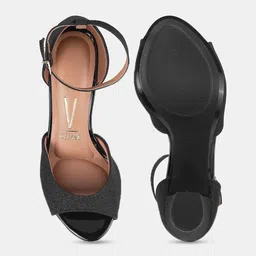 Vizzano Party Block Peep Toes with Buckles image 4