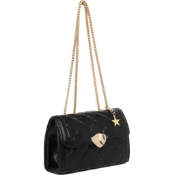 Apsis Textured PU Structured Sling Bag with Quilted image 2