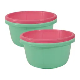 Aura Green & Pink 4 Pieces Bath Accessories-30