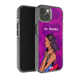 DailyObjects No Thanks Stride iPhone 15 Plus Phone Case Cover image 2