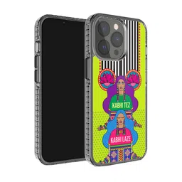 DailyObjects Stride 2.0 Tezy Lazy Printed iPhone 15 Pro Phone Case Cover image 1