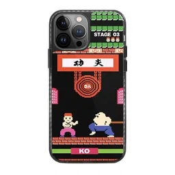 DailyObjects Kung Fu Klash Stride Printed iPhone 15 Pro Back Case image 1