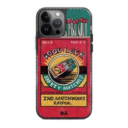 DailyObjects Good Luck Matchbox Printed iPhone 15 Pro Super Slim Back Case image 2