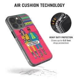 DailyObjects Overthinking & Overdrinking Stride 2.0 iPhone 15 Pro Case Cover image 3