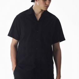 Jack & Jones Relaxed Fit Cuban Collar Pure Cotton Opaque Shirt-picture-49
