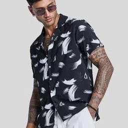 Snitch Men Smart Slim Fit Opaque Printed Casual Shirt-picture-33