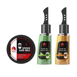 THE 9192 Mix Fruit, Aloe Vera Hair Oil Gel 140ml Each With Spider Wax 100g-20