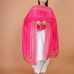 Karthav Fashion Embroidered Gotta Patti Dupatta-53