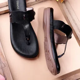 TRASE Women T-Strap Flats-39