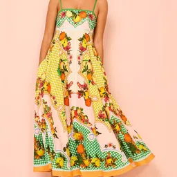Outzidr Floral Print Maxi Dress-image-29