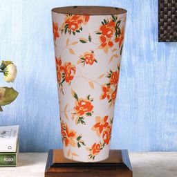 Devansh White Wooden Table Lamps-23